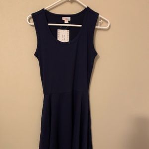 Lularoe Nicki dress new with tags Navy color